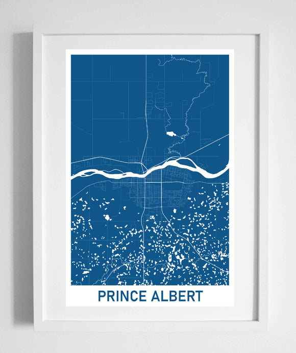 city street wall map art prince albert