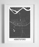 city map print